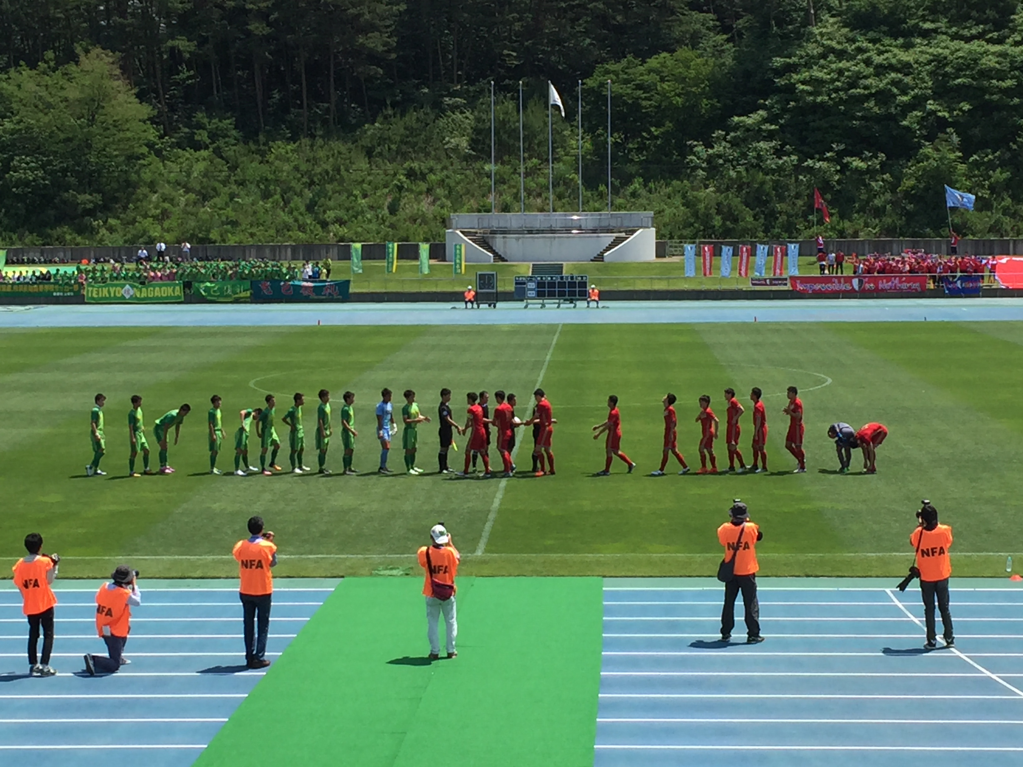 帝京長岡高校 新潟明訓高校 18第71回新潟県高等学校総合体育大会サッカー競技 決勝 トキさかの森 新潟の高校サッカー